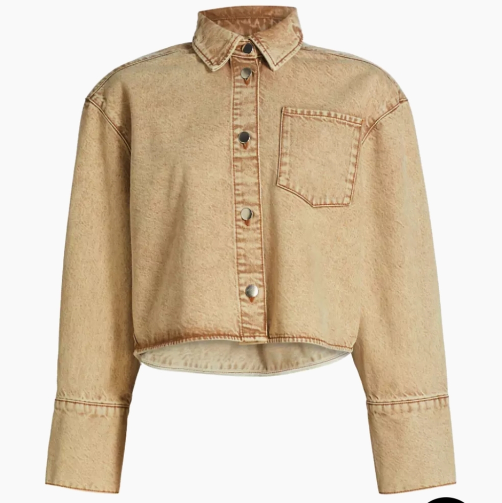 REMAIN by Birger Christensen Beige Shirt Cashmere-Color XS Baggy Fit